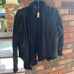 Freepeople black denim jacket